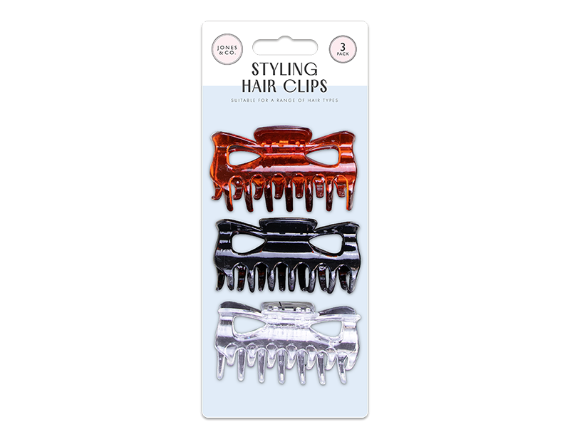 Hair Claw Clips - 3 Pack